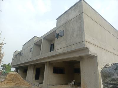 Contemporary 3 Bedrooms Terraced Duplexes + Bq, High-tech Street, Behind Lbs, Olokonla, Ajah, Lagos, Terraced Duplex for Sale