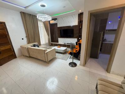 Not Furnished Luxurious Miniflat with a Personal Kitchen, Orchid Ocean Harbor Estate After Van Daniels, Lekki Phase 2, Lekki, Lagos, Mini Flat (room and Parlour) for Rent