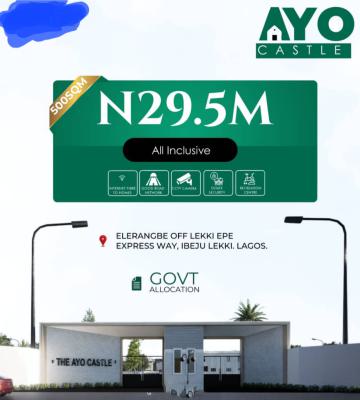 Affordable and Verified Dry Land, Ayo Castle Located 30min Drive to New Proposed International Airport, Eleranigbe, Ibeju Lekki, Lagos, Mixed-use Land for Sale