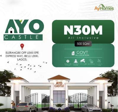 Dont Miss Ayo Castle By Ayhomes, Opposite International Airport, Ibeju Lekki, Lagos, Residential Land for Sale