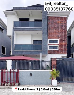 Stunning 5 Bedroom Detached Duplex with Bq, Lekki Phase 1, Lekki Phase 1, Lekki, Lagos, Detached Duplex for Sale