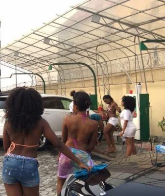 Open Space for Carwash Directly Facing The Road, Ado, Ajah, Lagos, Commercial Land for Rent