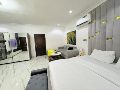 Introducing Furnished Big Studio Apartment   Osapa London, Osapa, Osapa, Lekki, Lagos, Detached Duplex Short Let