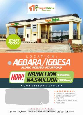 Govt Approved Estate Strategically Located, Agbara-igbesa, Lagos, Mixed-use Land for Sale