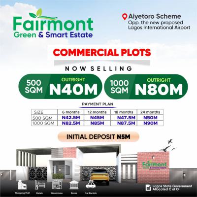 Fairmont Smart Estate, Aiyetoro, Lekki Epe Expressway Way, Ibeju Lekki, Lagos, Commercial Land for Sale
