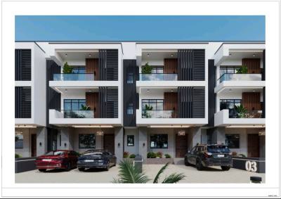 4 Bedroom Terraced Duplex & Maids Room, Extension, Wuye, Abuja, Terraced Duplex for Sale