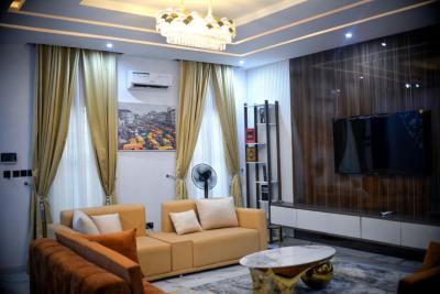 Luxury 4bedroom En-suit Duplex Self Compound, Sangotedo, Ajah, Lagos, Flat / Apartment Short Let