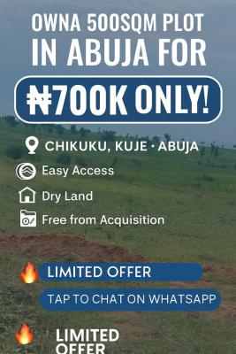 3 Bedroom Bungalow, Chwukuku, Kuje, Abuja, Residential Land for Sale