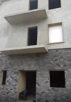 a 5 Bedroom Terrace Duplex with a Room Bq Carcass), Allen, Ikeja, Lagos, House for Sale
