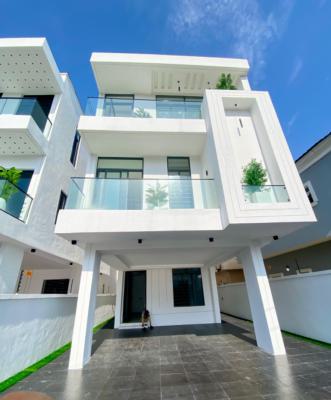 Contemporary 5-bedroom Fully Detached Duplex with Swimming Pool & Bq, Chevron, Lekki, Lagos, Semi-detached Duplex for Sale