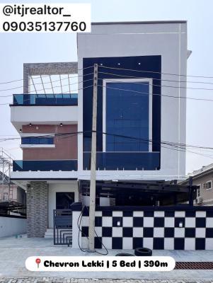 Contemporary 5 Bedroom Detached Duplex with Bq, Chevron, Lekki, Lagos, Detached Duplex for Sale