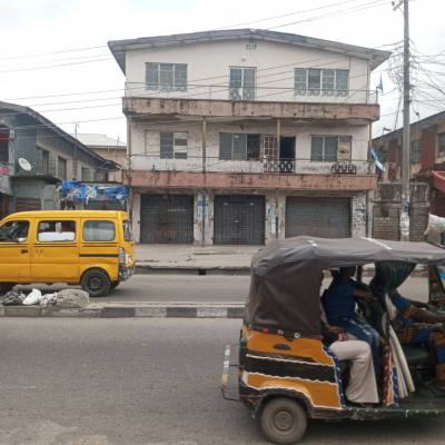 a 2 Storey Building Sitting on a Full Plot, Lawani Street, Off Ishaga Road, Surulere, Lagos, Block of Flats for Sale