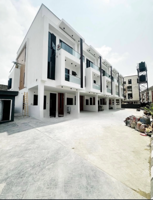 Brand New Four Bedroom Terrace, Osapa, Lekki, Lagos, Terraced Duplex for Sale