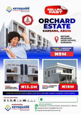 Land, Orchard Estate, Close to Renew Hope Estate, Karsana, Abuja, Residential Land for Sale