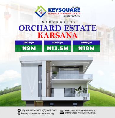 Land, Orchard Estate, Close to Renew Hope Estate, Karsana, Abuja, Residential Land for Sale
