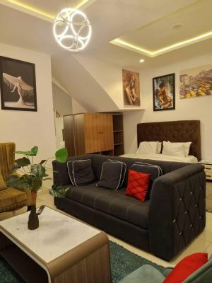 Fully Furnished Studio Apartment with Modern Interior Design, Mini Court, Spg Road, Ologolo, Lekki, Lagos, Flat / Apartment for Rent