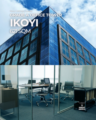 621 Sqm Grade a Office Tower, Ikoyi, Lagos, Office Space for Rent
