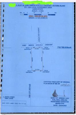 Fantastic Land, Simeone Akinolu Crescent, Oniru, Victoria Island (vi), Lagos, Land Joint Venture