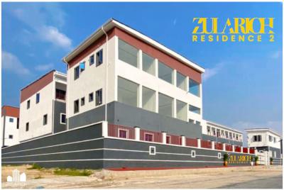 Luxury 2 Bedroom Glass House, Zullarish Residence Locate Off Monastery Behind Shoprite Shopping Mall, Sangotedo, Ajah, Lagos, Block of Flats for Sale