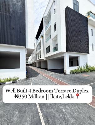 Luxurious 4bedroom Terrace Duplex with Bq in Ikate Lekki, Ikate, Lekki, Lagos, Terraced Duplex for Sale
