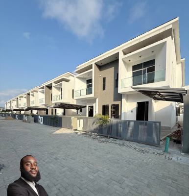Self Compound Brand New 4 Bedroom Semi Detached Duplex with Bq, Orchid Road, Lekki, Lagos, Semi-detached Duplex for Rent