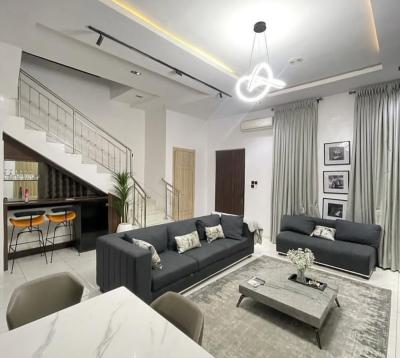 Fully Furnished Stylish 4 Bed Terrace Duplex, Orchid Road, Lekki, Lagos, Terraced Duplex for Rent