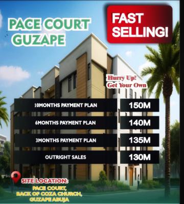 Luxury 3 Bedroom Apartment with Bq, Back of Coza Church., Guzape District, Abuja, Flat / Apartment for Sale