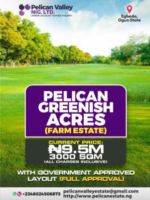 Land, Pelican Greenish Acres Kobape, Abeokuta North, Ogun, Industrial Land for Sale