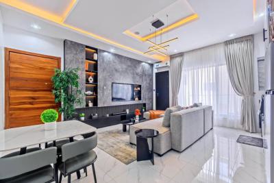 Our Beautiful 2 Bedroom City View Apartment with a Ps5, Swimming Pool,, Illasan, Ikate, Lekki, Lagos, Flat / Apartment Short Let