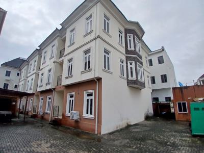 Partly Furnished 5bedroom Terrace Duplex on 3-floors, Gated and Secured Estate in Agungi, Lekki, Lagos, Terraced Duplex for Rent