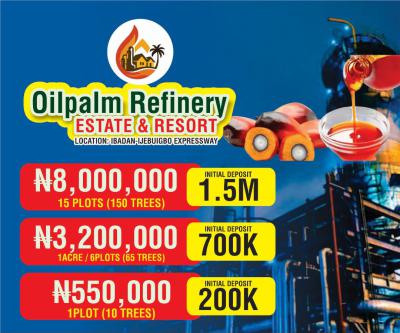 Acres of Oil Plan Farm Land, Oilpalm Refinery Estate,oke Sapen, Ibadan Express Way, Ijebu Ode, Ogun, Commercial Land for Sale