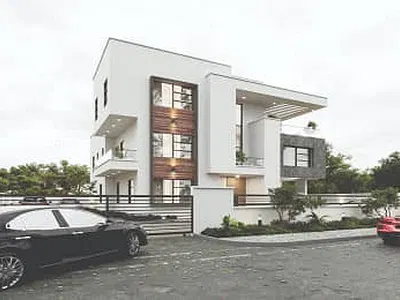 Luxury 5 Bedrooms Fully Detached Duplex Land