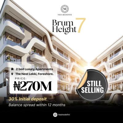 Luxury 2 Bedroom Terrace Duplex with Flexible Payment Plan, Suitable for Shortlet & Airbnb & with Flexible Payment Plan, Lekki Phase 1, Lekki, Lagos, Flat / Apartment for Sale