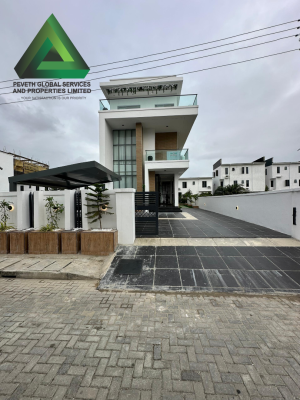 Luxury 5 Bedroom Fully Detached Duplex with Swimming Pool, Cinema, Bq, Osapa London, Lekki, Lagos, Detached Duplex for Sale