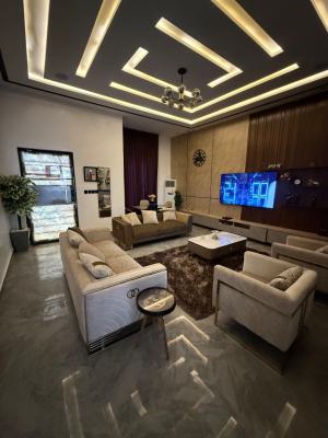 New Luxury Fully Furnished 4 Bedroom Duplex with Bq, Lekki Palm City Estate, Ajah, Lagos, Semi-detached Duplex for Rent