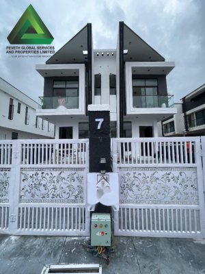 4 Bedroom Semi Detached Duplex with Bq, Ikota, Lekki, Lagos, Semi-detached Duplex for Sale
