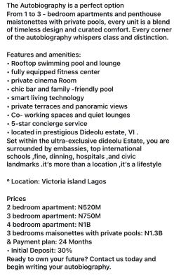 an Off-plan 2 Bedroom Project, Victoria Island Extension, Victoria Island (vi), Lagos, Flat / Apartment for Sale