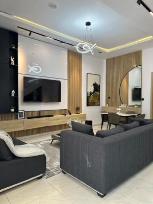 Elegant 4-bedroom Furnished Terrace Duplex with Bq, Orchid Road, Lekki, Lagos, Terraced Duplex for Rent