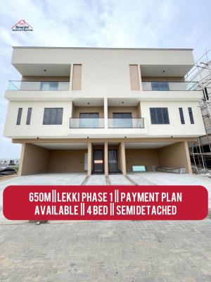 Newly Built Lovely 4 Bedroom Semi Detached Duplex with Payment Plan, Lekki Phase 1, Lekki, Lagos, Semi-detached Duplex for Sale