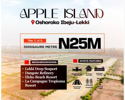 Land with C of O, Oshoroko Affer Dangote Refinery, Ibeju Lekki, Lagos, Commercial Land for Sale