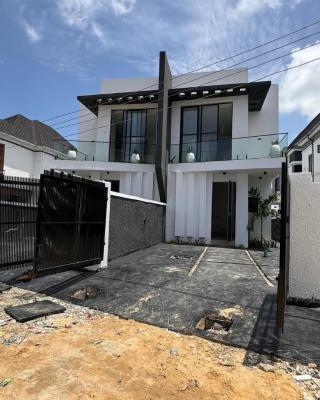 𝐁𝐄𝐀𝐔𝐓𝐈𝐅𝐔𝐋 4 𝐁𝐄𝐃𝐑𝐎𝐎𝐌 𝐒𝐄𝐌𝐈 𝐃𝐄𝐓𝐀𝐂𝐇𝐄𝐃, Chevron, Lekki, Lekki Phase 2, Lekki, Lagos, Semi-detached Duplex for Rent