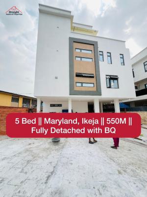 Sophisticated 5 Bedroom Fully Detached Duplex- Pool, Cinema, Bq, Maryland, Ikeja, Maryland, Lagos, Detached Duplex for Sale