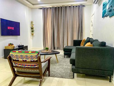 Nicely Furnished 2 Bedroom Apartment, Ikate Elegushi, Lekki, Lagos, Flat / Apartment Short Let