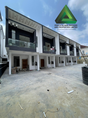 4 Bedroom Terrace Duplex, Chevron, Lekki, Lagos, Terraced Duplex for Sale