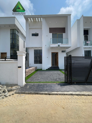 4 Bedroom Fully Detached Duplex with Swimming Pool, Bq, Chevron, Lekki, Lagos, Detached Duplex for Sale