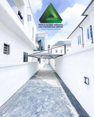 4 Bedroom Semi Detached Duplex with Bq, Chevron, Lekki, Lagos, Semi-detached Duplex for Sale