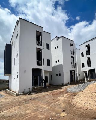 Newly Built 4-bedroom Terrace Duplex, Guzape District, Abuja, Terraced Duplex for Sale