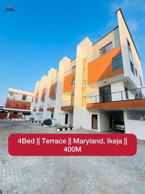 Breathtaking 4 Bedroom Terraced Duplex Plus Bq in a Secured Estate, Maryland, Ikeja, Maryland, Lagos, Terraced Duplex for Sale
