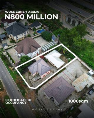 1,000 Sqm Residential Land, Zone 7, Wuse, Abuja, Residential Land for Sale