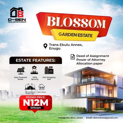 Land, Blossom Estate, Along Enugu-osha Expressway, Enugu, Enugu, Mixed-use Land for Sale